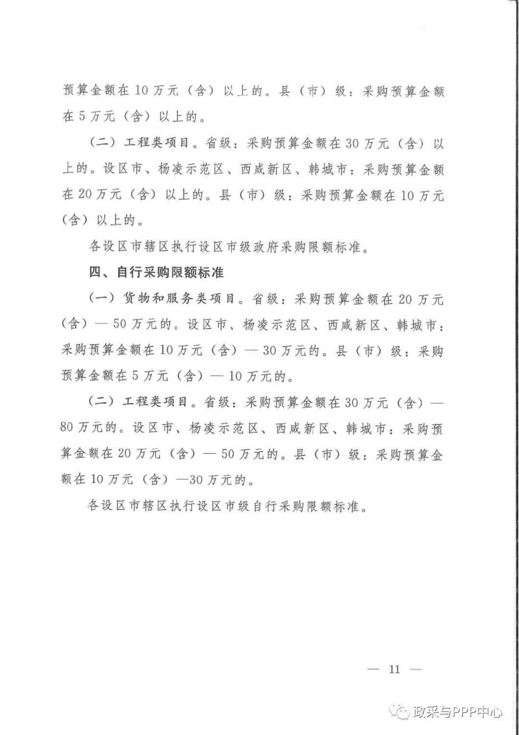 《陜西省人民政府辦公廳關于印發2020年度政府集中采購目錄及采購限額標準的通知》 《陜西省人民政府辦公廳關于印發2020年度政府集中采購目錄及采購限額標準的通知》