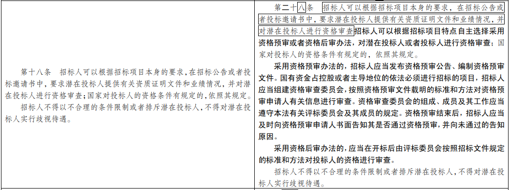 《招標投標法》(修訂草案公開征求意見稿) 《招標投標法》(修訂草案公開征求意見稿)